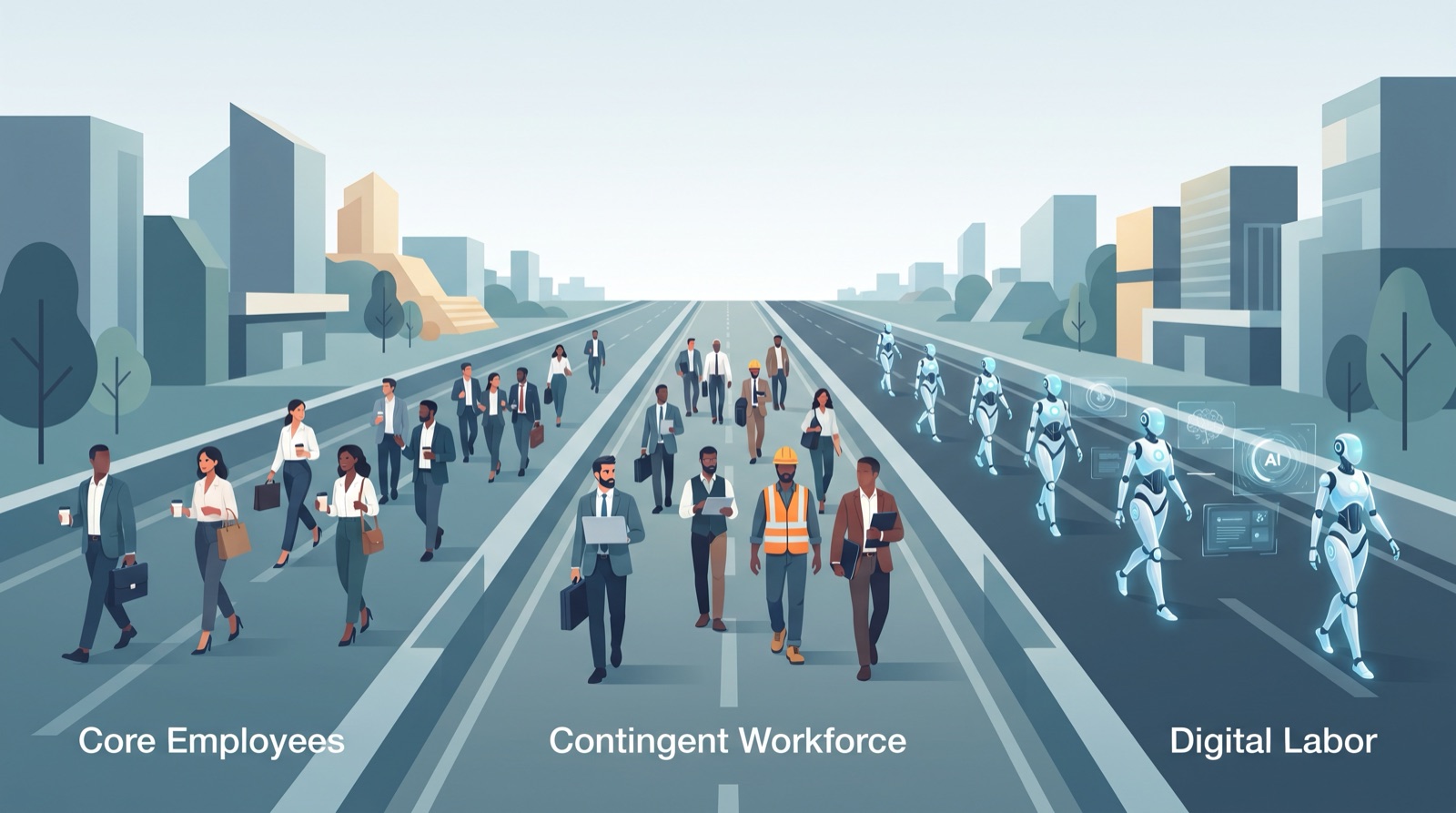 The Three-Lane Workforce